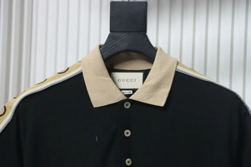Poloshirt mit reflektierendem Gurtband und kurzen Ärmeln – Bild 14