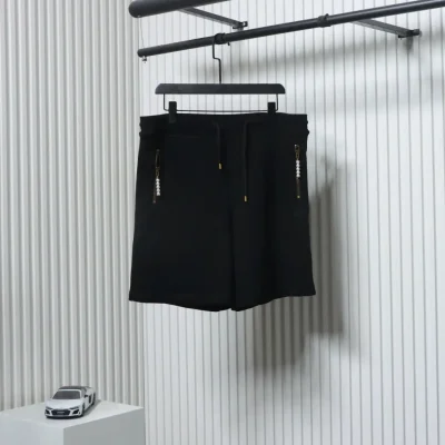 Shorts mit Perlentropfen-Stickerei