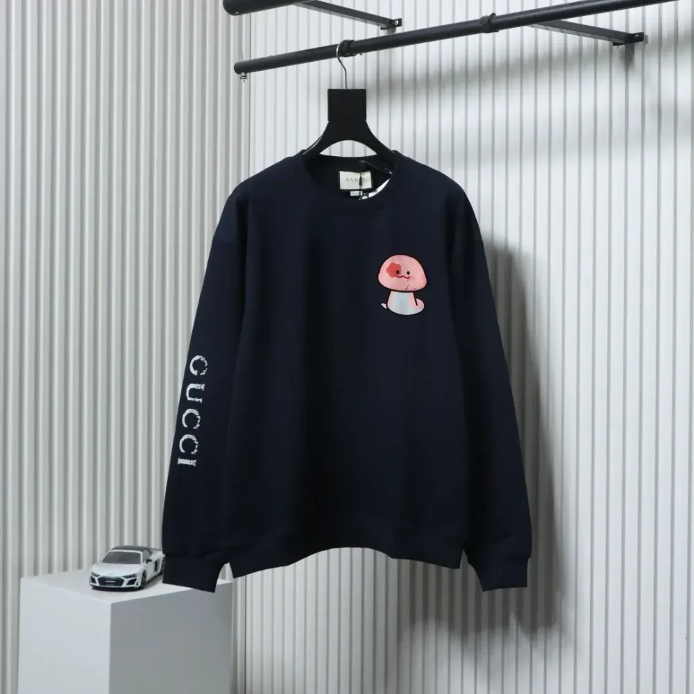 Snake Year Limited Edition Blaues Sweatshirt mit lustigem Cartoon-Schlangen-Print