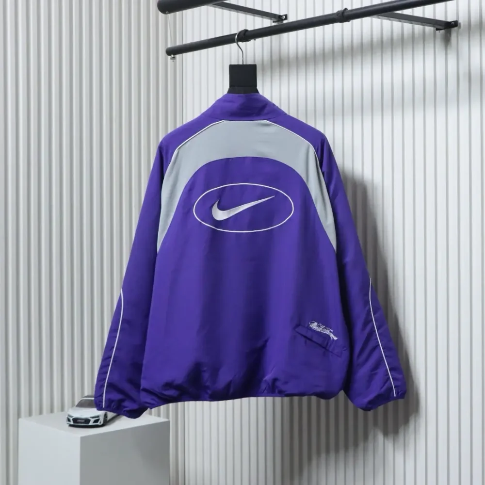 Supr1e.me 25ss Joint Swoosh-Muster Stehkragenjacke – Bild 12