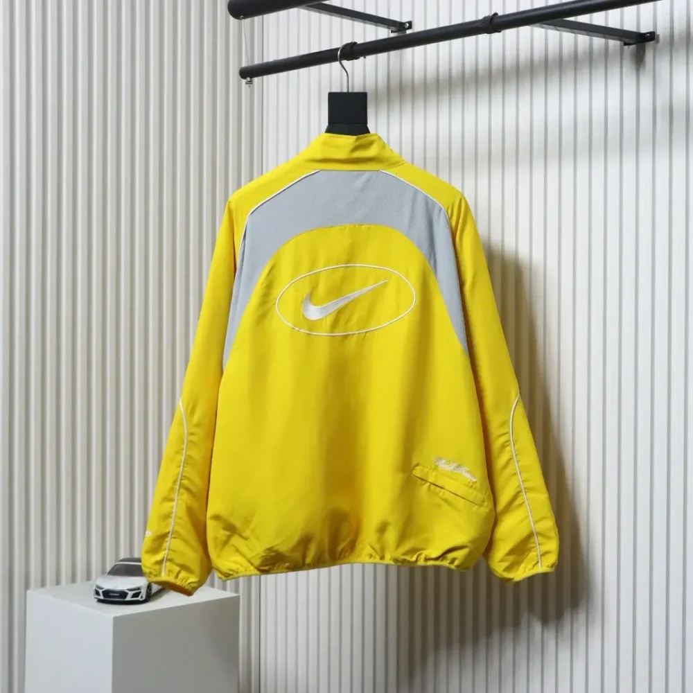 Supr1e.me 25ss Joint Swoosh-Muster Stehkragenjacke – Bild 17