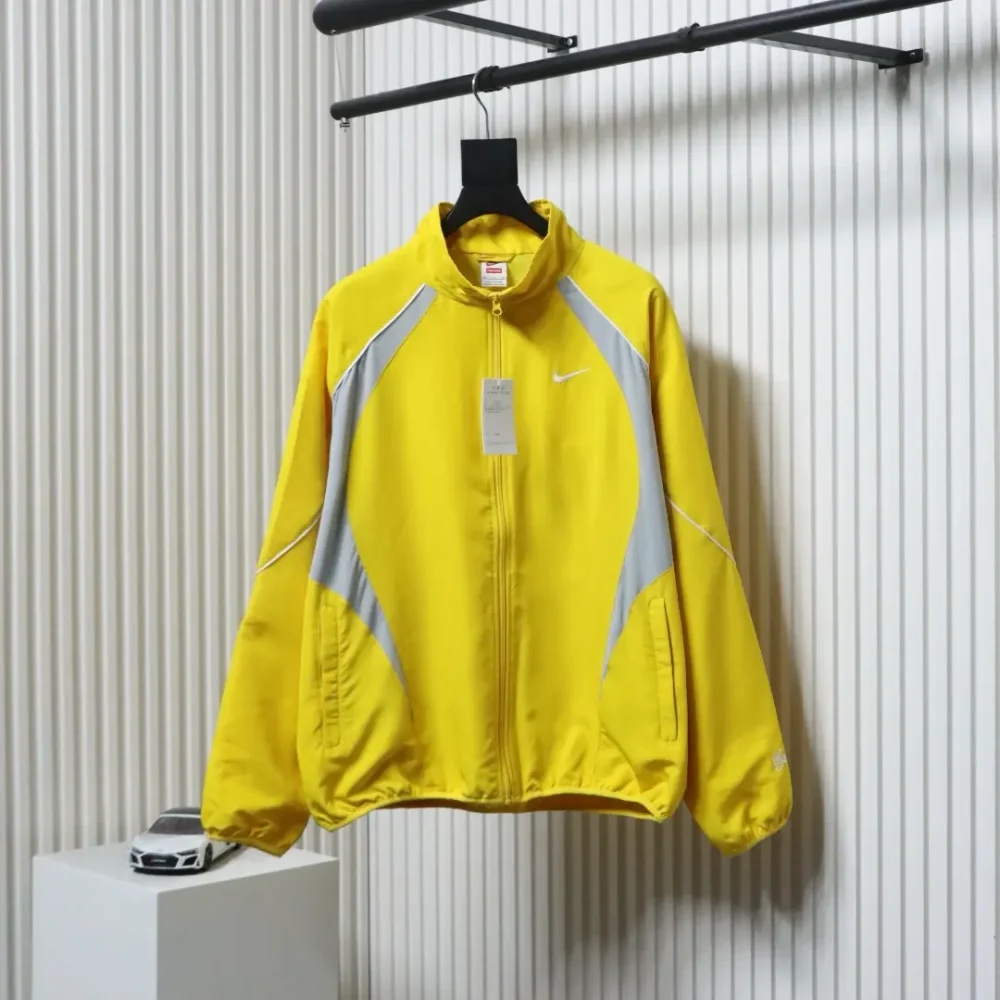 Supr1e.me 25ss Joint Swoosh-Muster Stehkragenjacke – Bild 16