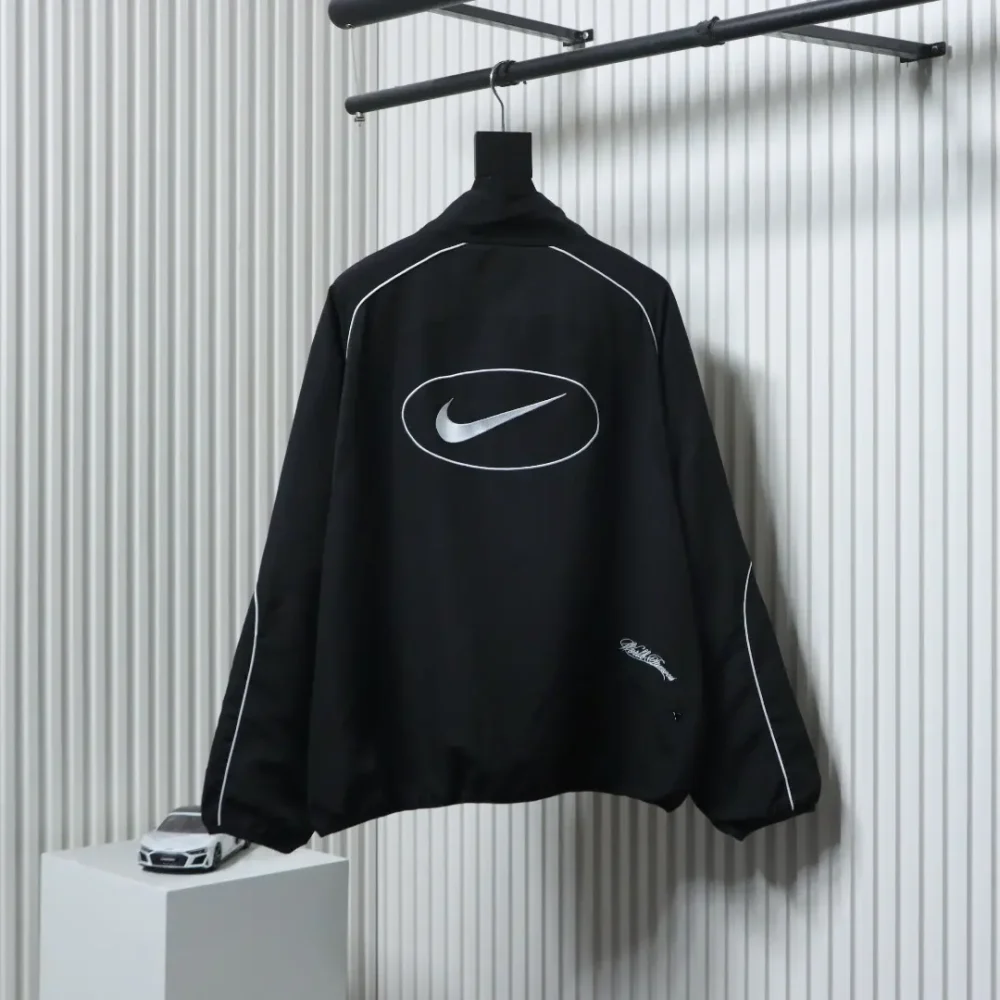 Supr1e.me 25ss Joint Swoosh-Muster Stehkragenjacke – Bild 2