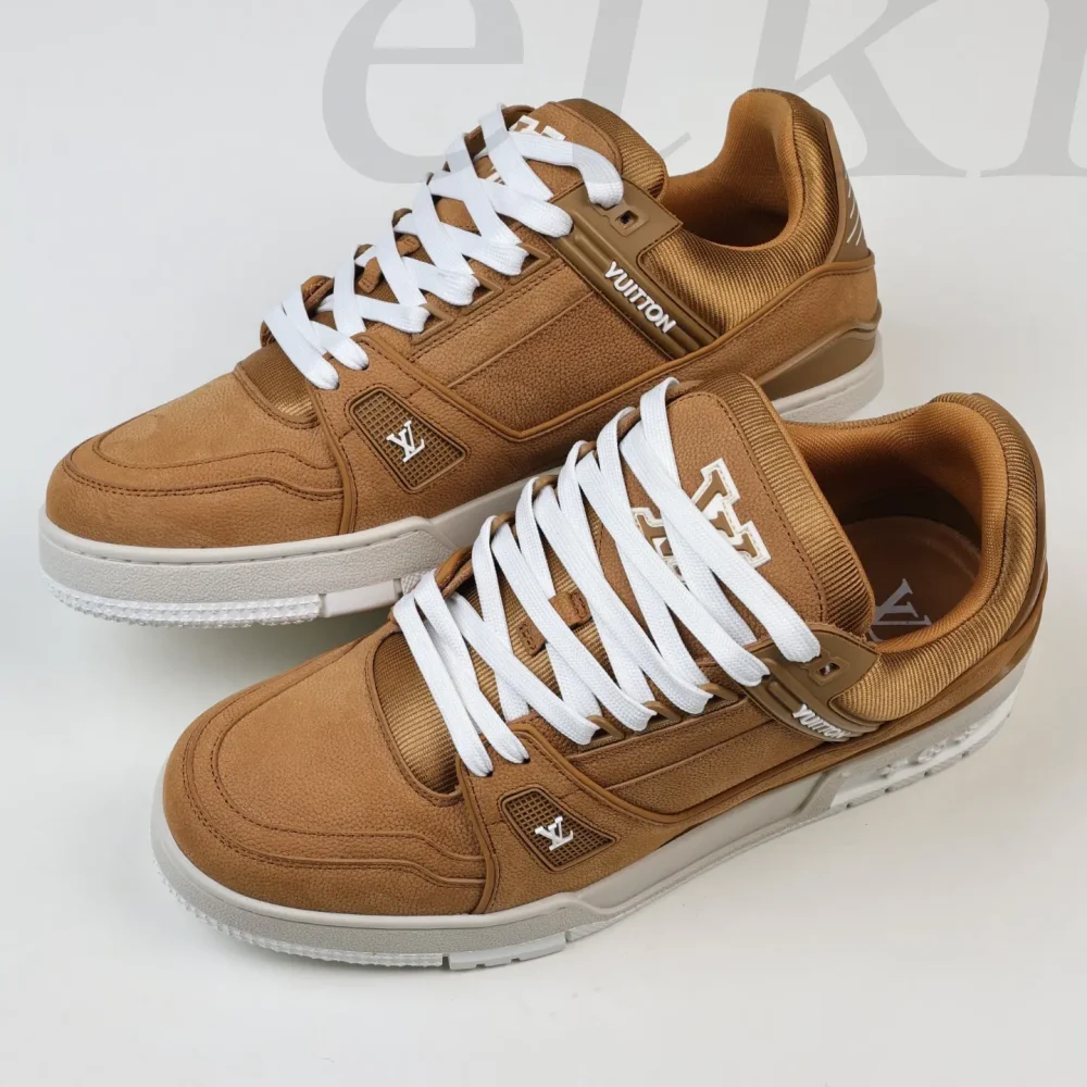 Trainer Sneaker Hellbraun Top Edition – Bild 5