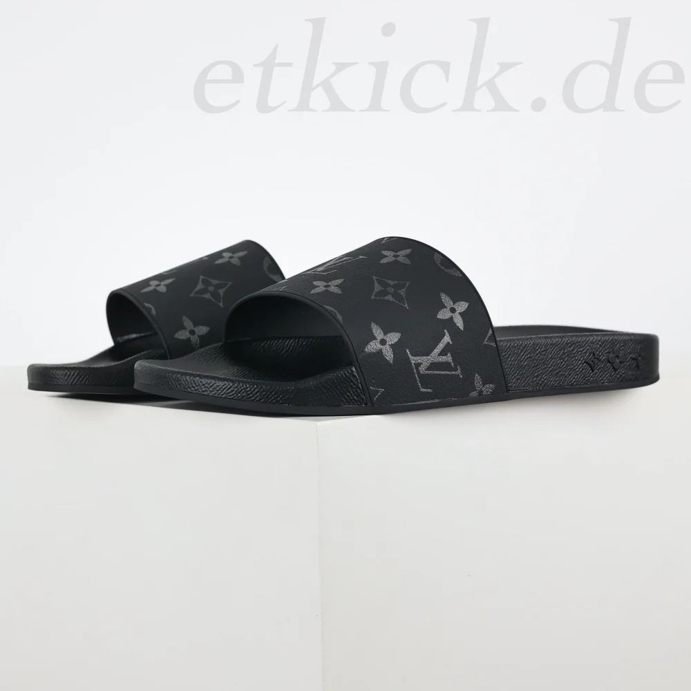 Waterfront Mule „Black Monogram“ Flip-Flops – Bild 2