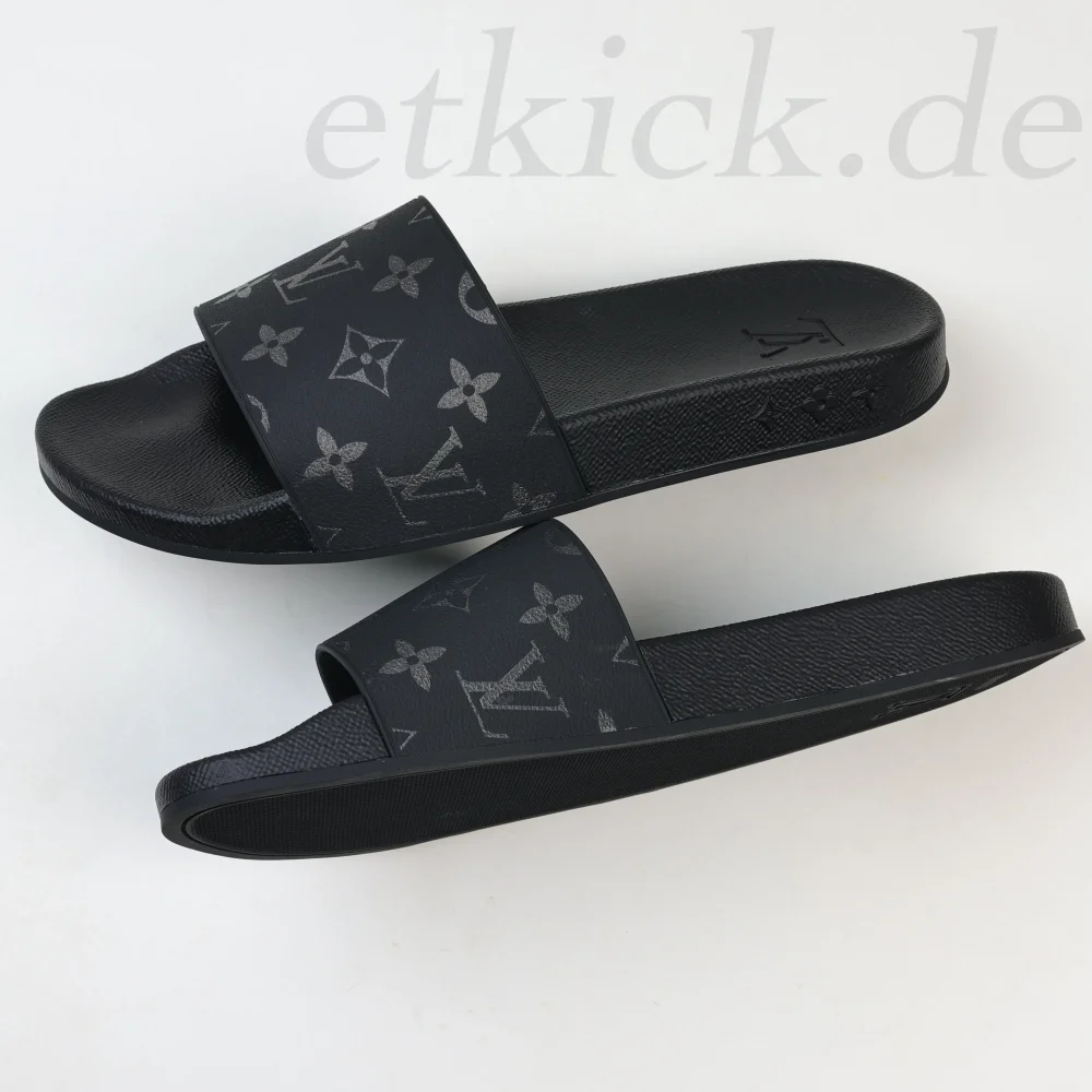 Waterfront Mule „Black Monogram“ Flip-Flops – Bild 7