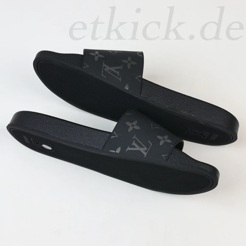 Waterfront Mule „Black Monogram“ Flip-Flops – Bild 8