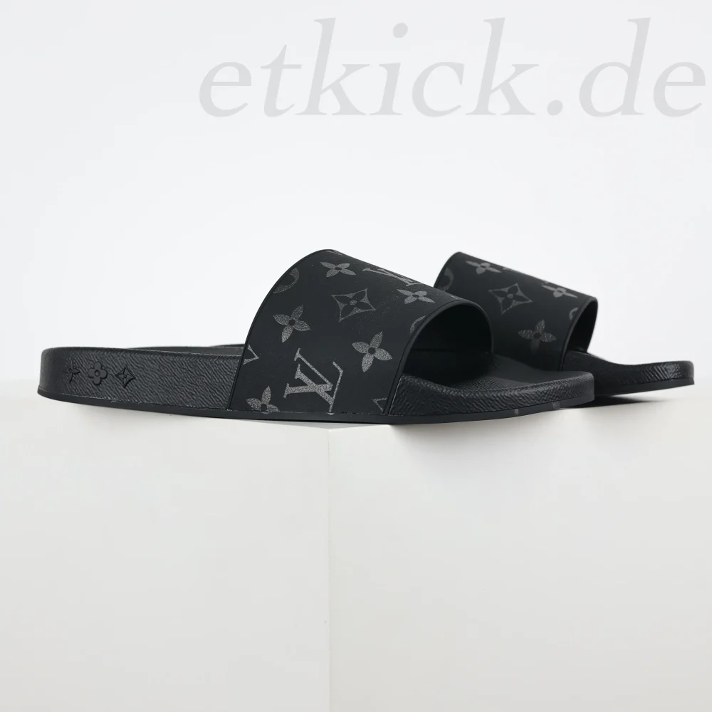 Waterfront Mule „Black Monogram“ Flip-Flops – Bild 3