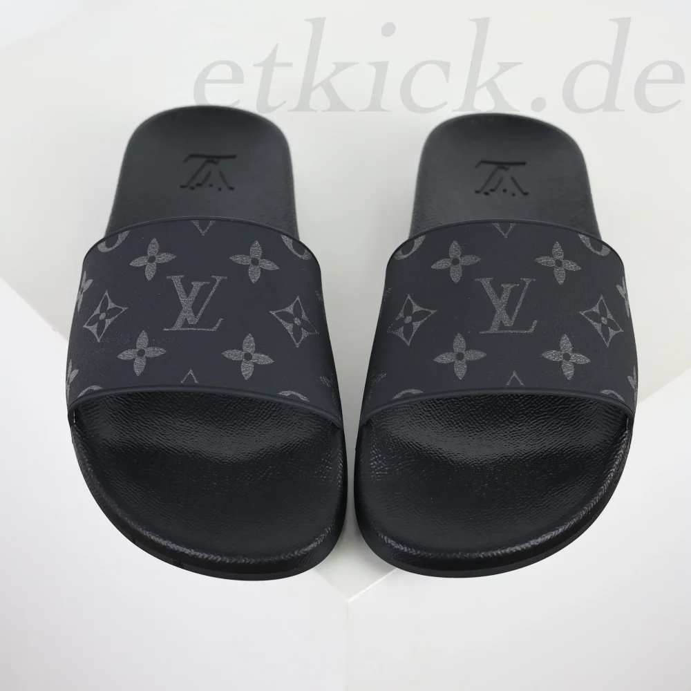 Waterfront Mule „Black Monogram“ Flip-Flops – Bild 6