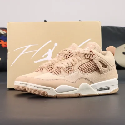 Air Jordan 4 Cozy Girl Khaki Braun