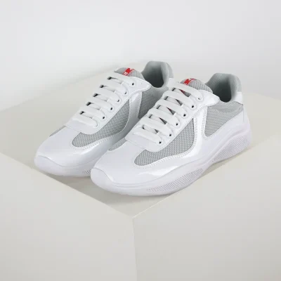 America's Cup White and Grey Low-Top Schuhe