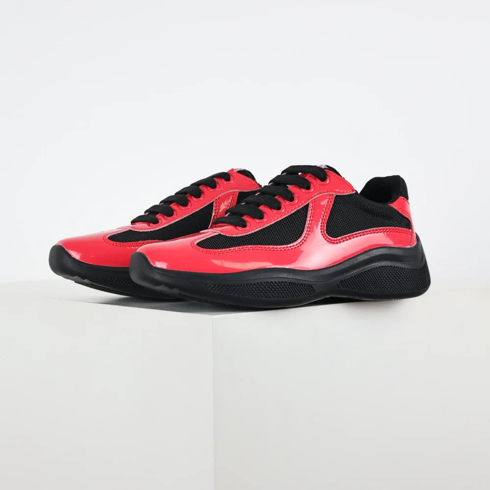 America's Cup „Rot Schwarz“ Low-Top-Schuhe – Bild 3