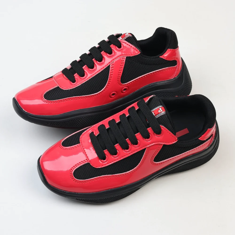 America's Cup „Rot Schwarz“ Low-Top-Schuhe – Bild 7