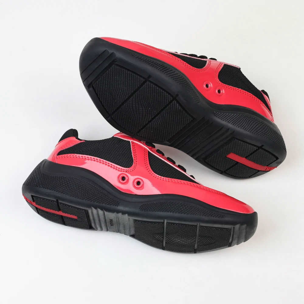America's Cup „Rot Schwarz“ Low-Top-Schuhe – Bild 8