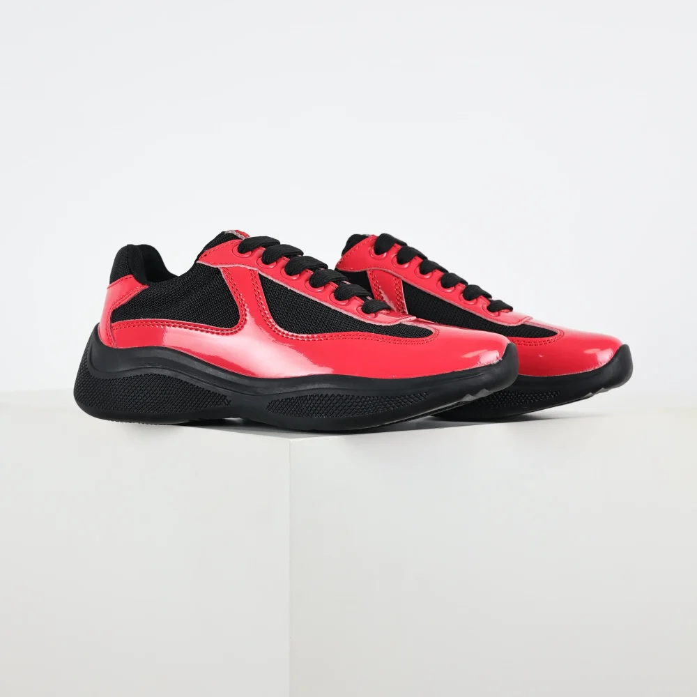 America's Cup „Rot Schwarz“ Low-Top-Schuhe – Bild 2