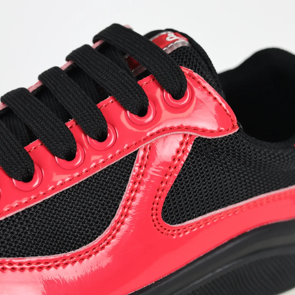America's Cup „Rot Schwarz“ Low-Top-Schuhe – Bild 9