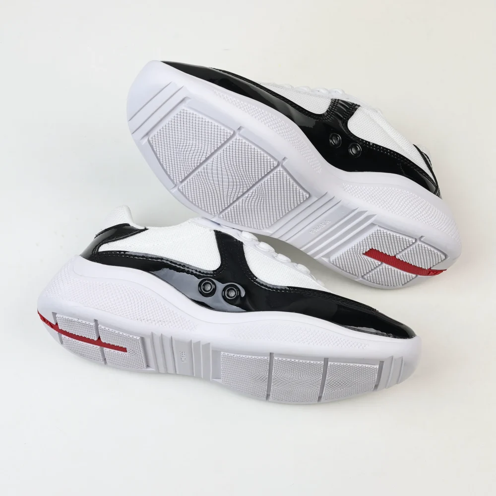America's Cup „Weiß-Schwarz“-Low-Top-Sneaker – Bild 8