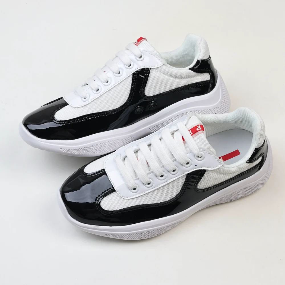 America's Cup „Weiß-Schwarz“-Low-Top-Sneaker – Bild 7