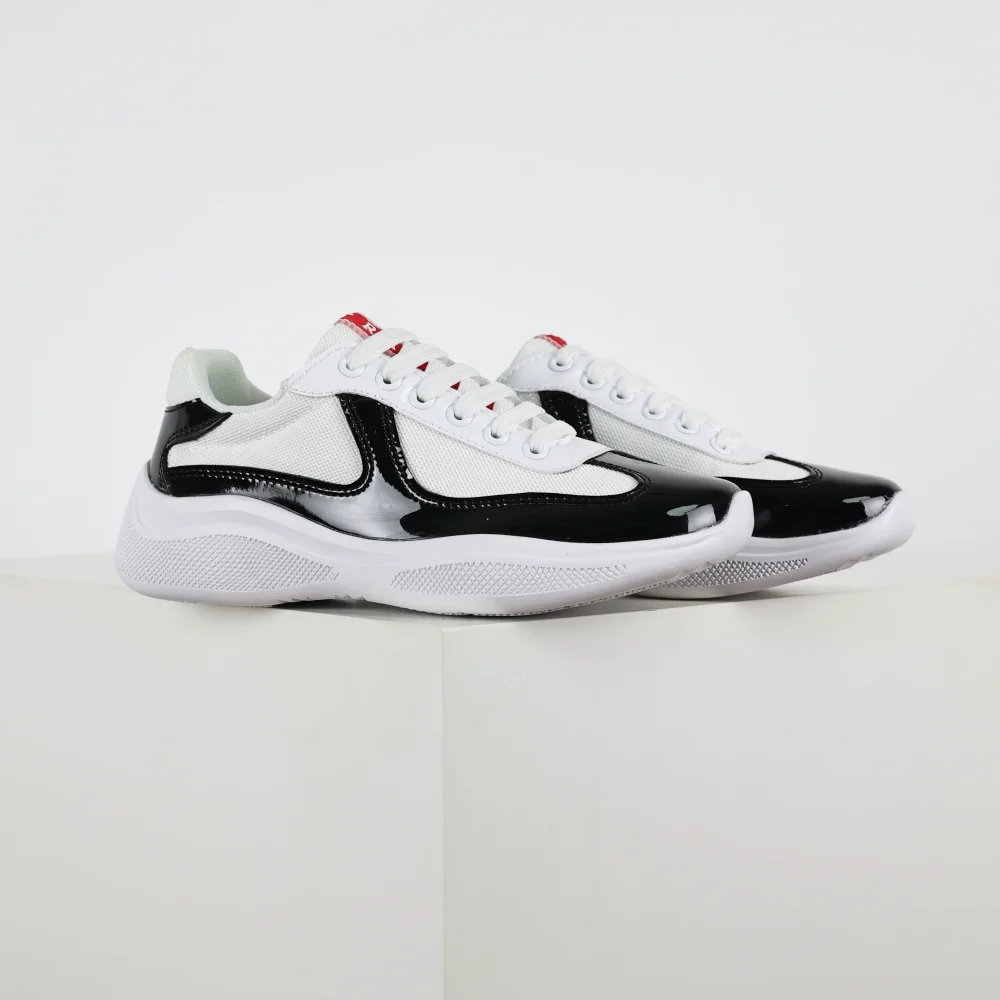 America's Cup „Weiß-Schwarz“-Low-Top-Sneaker – Bild 2