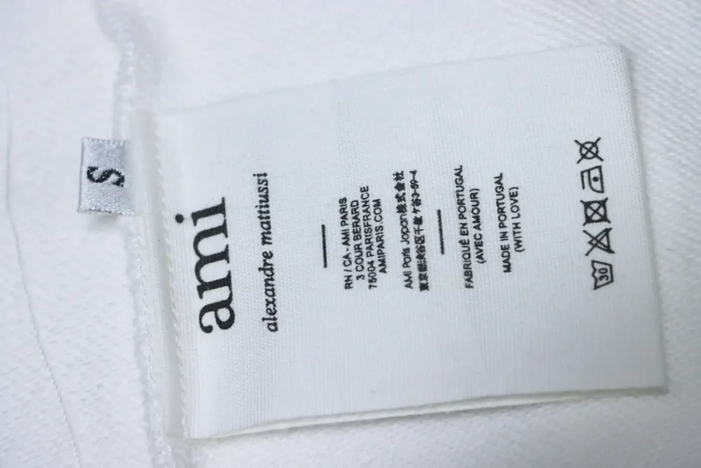 Ami Paris Sweatshirt mit Rundhalsausschnitt und ausgehöhltem Buchstaben – Bild 8