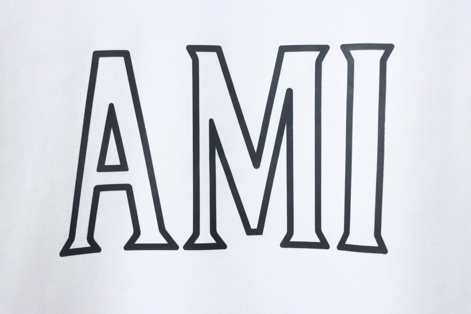 Ami Paris Sweatshirt mit Rundhalsausschnitt und ausgehöhltem Buchstaben – Bild 9