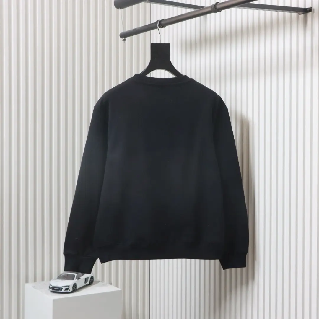 Ami Paris Sweatshirt mit Rundhalsausschnitt und kleinem Buchstaben – Bild 12