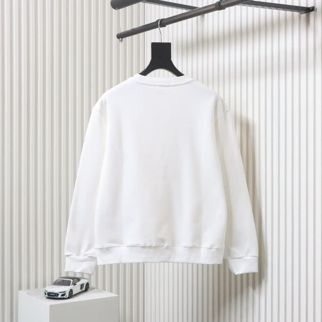 Ami Paris Sweatshirt mit Rundhalsausschnitt und kleinem Buchstaben – Bild 2