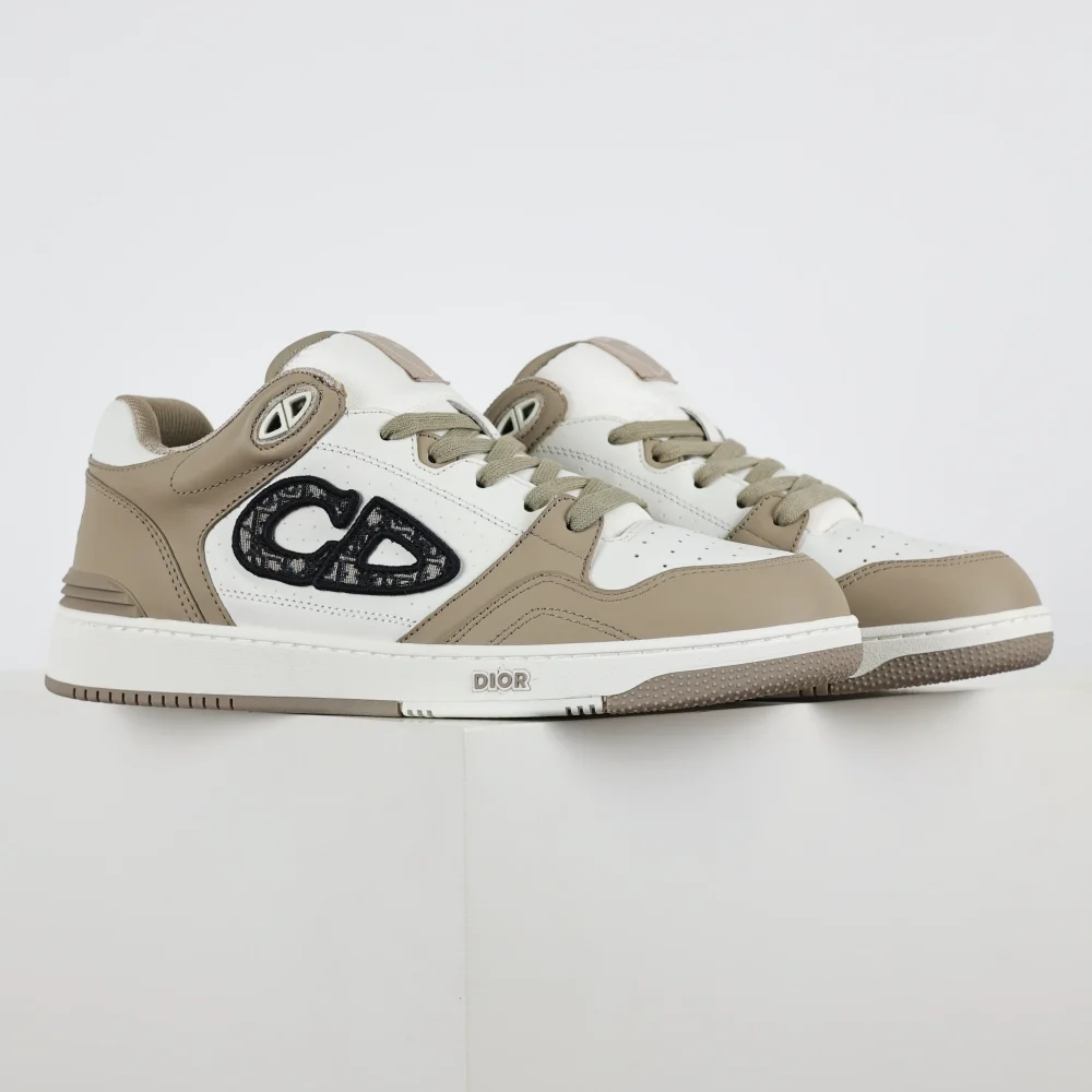 B57 Low-Top Sneaker Beige und Weiß – Bild 2