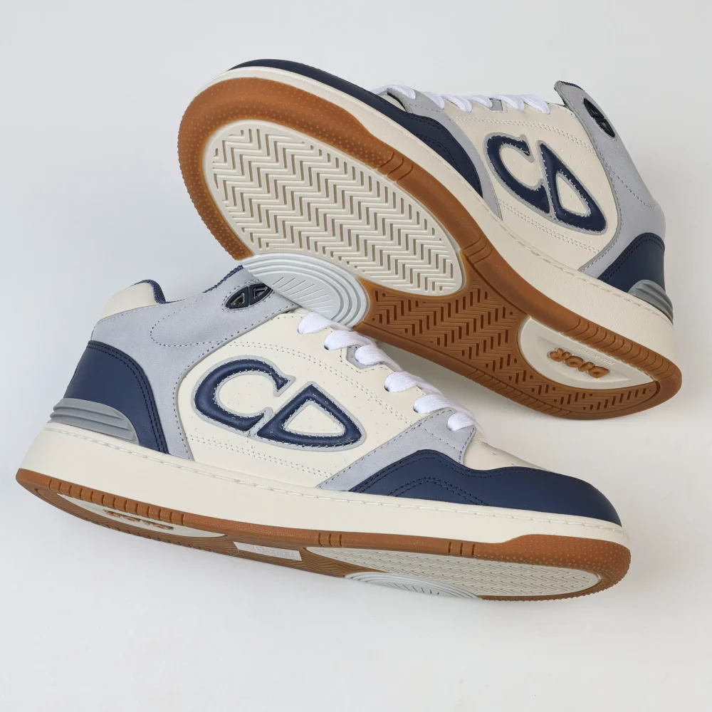 B57 Mid „Blaubeige“ Low-Top-Sneaker – Bild 8