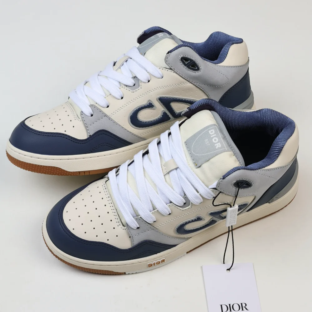 B57 Mid „Blaubeige“ Low-Top-Sneaker – Bild 4