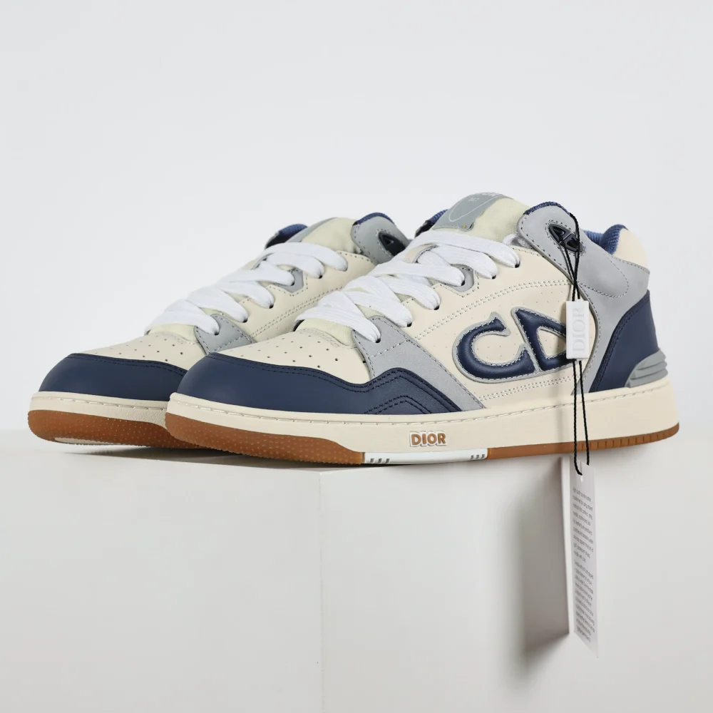 B57 Mid „Blaubeige“ Low-Top-Sneaker – Bild 3