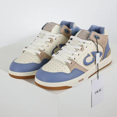 B57 Mid „Cremeblaue“ Low-Top-Sneaker