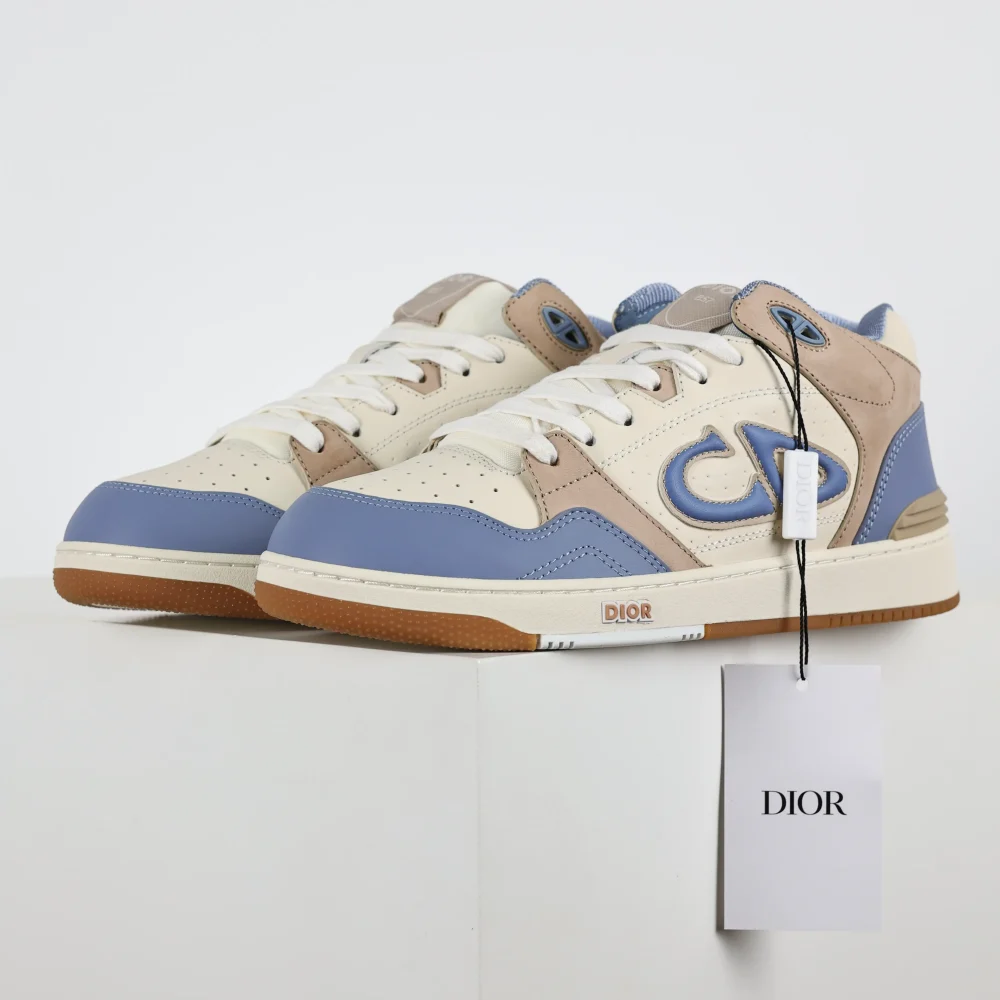 B57 Mid „Cremeblaue“ Low-Top-Sneaker – Bild 3