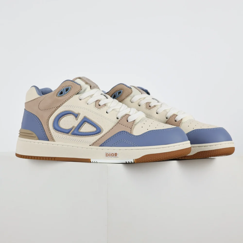 B57 Mid „Cremeblaue“ Low-Top-Sneaker – Bild 2