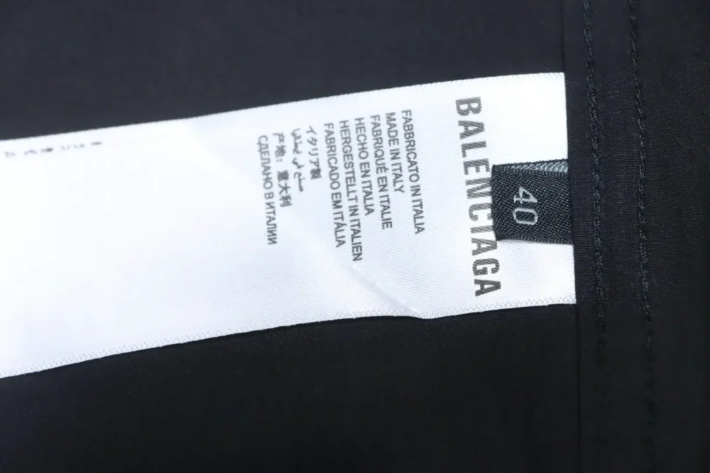 Balenciaga BLCG NANO BB besticktes Langarmhemd – Bild 10