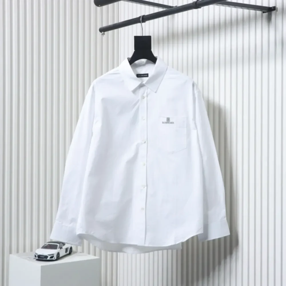 Balenciaga BLCG NANO BB besticktes Langarmhemd – Bild 12
