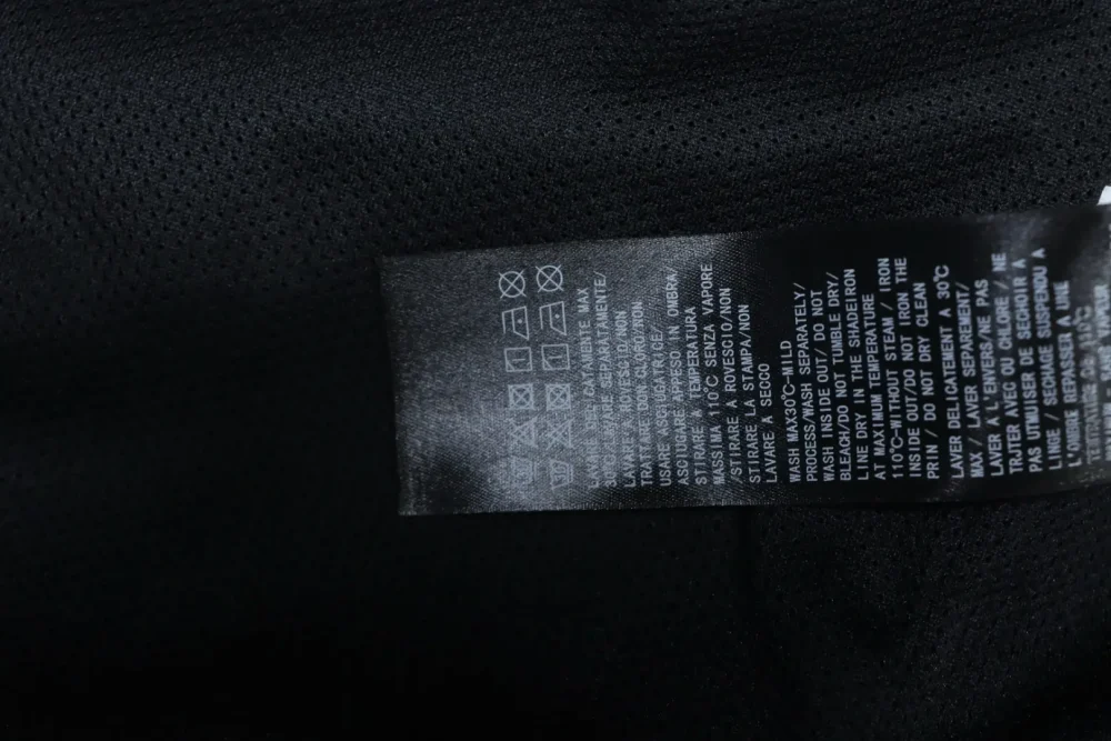 Balenciaga Dreifarbige Jacke mit Stehkragen und Doppelring-Print – Bild 9