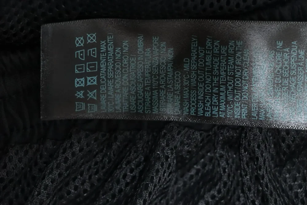 Balenciaga Schwarze Webhose mit fünf Balken und Halbring – Bild 10