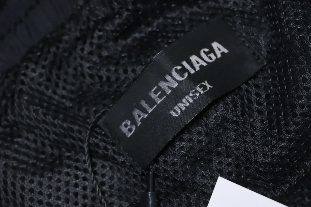 Balenciaga Sportanzughose mit weißen Streifen und Halbkreisstickerei – Bild 9