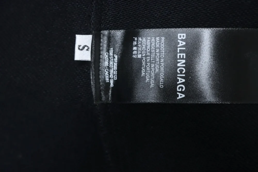 Balenciaga Sweatshirt mit Rundhalsausschnitt und Poker-Schriftzug – Bild 10