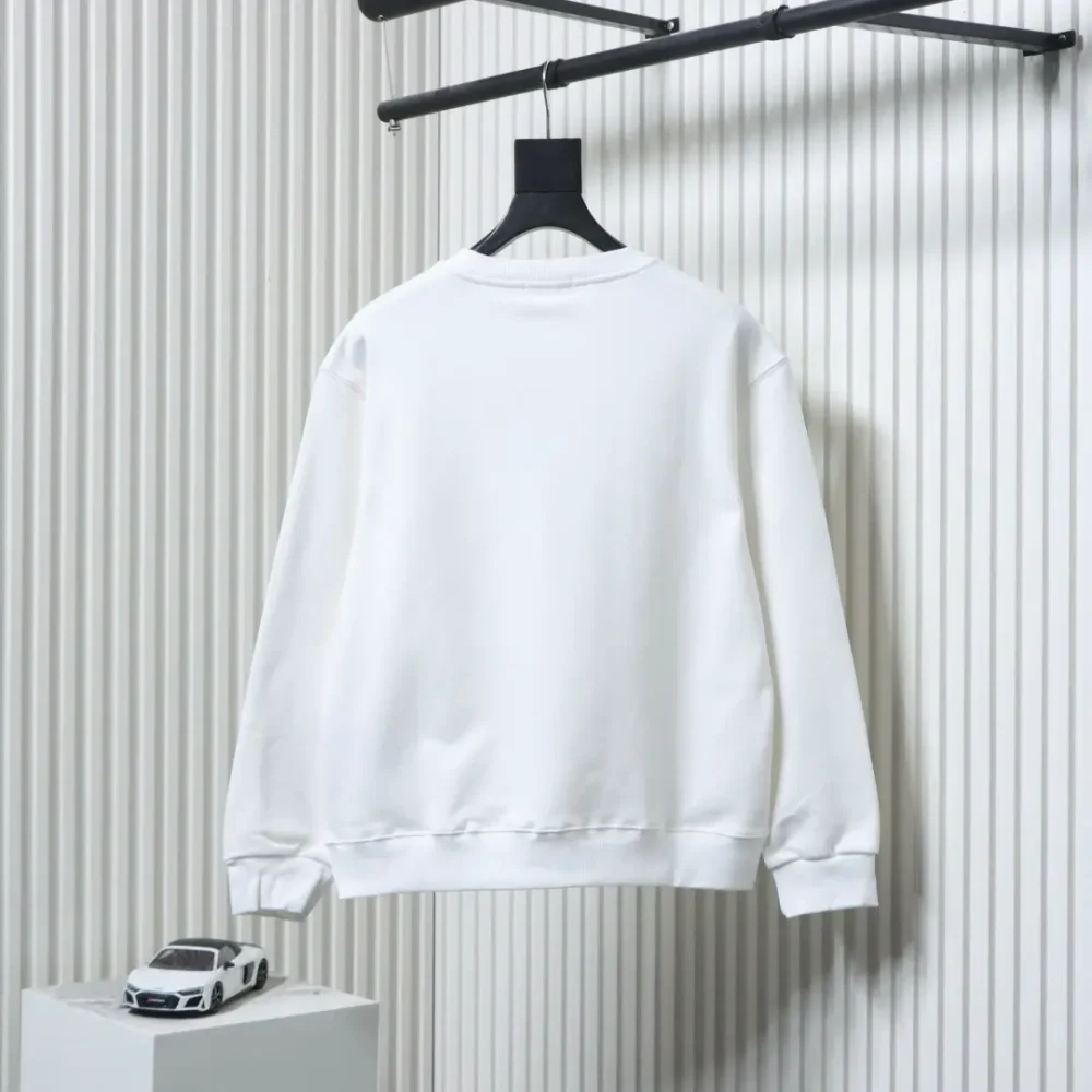 Balenciaga Sweatshirt mit Rundhalsausschnitt und Poker-Schriftzug – Bild 12
