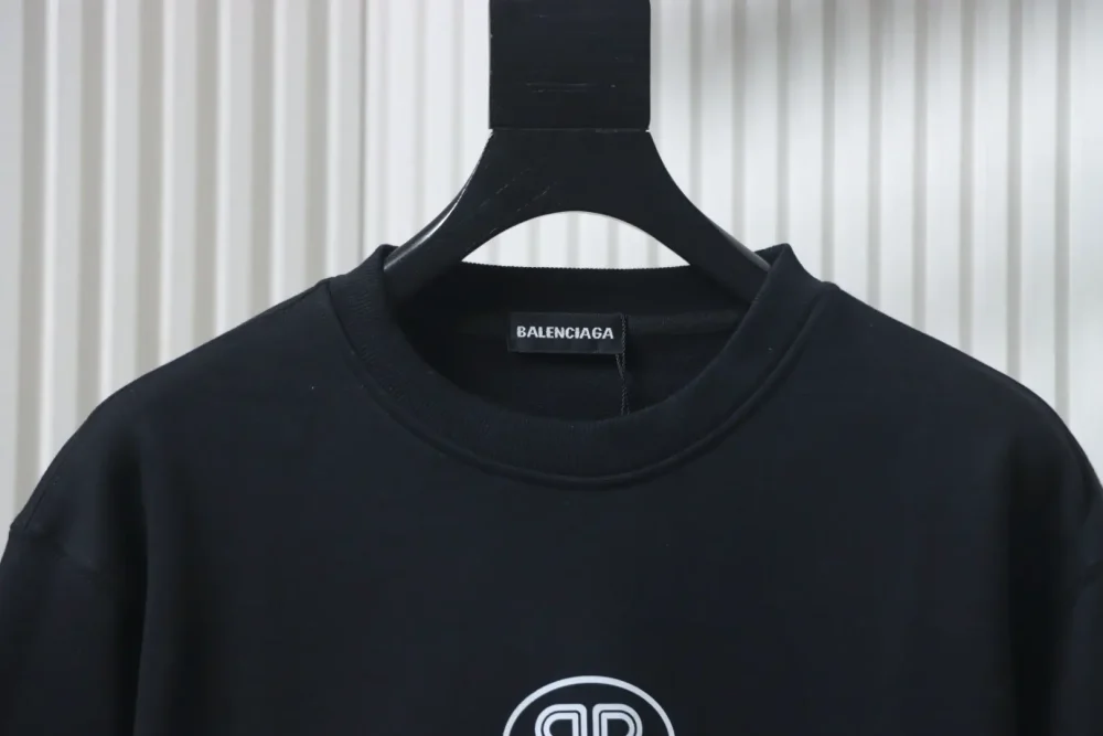 Balenciaga Sweatshirt mit Rundhalsausschnitt und Poker-Schriftzug – Bild 3