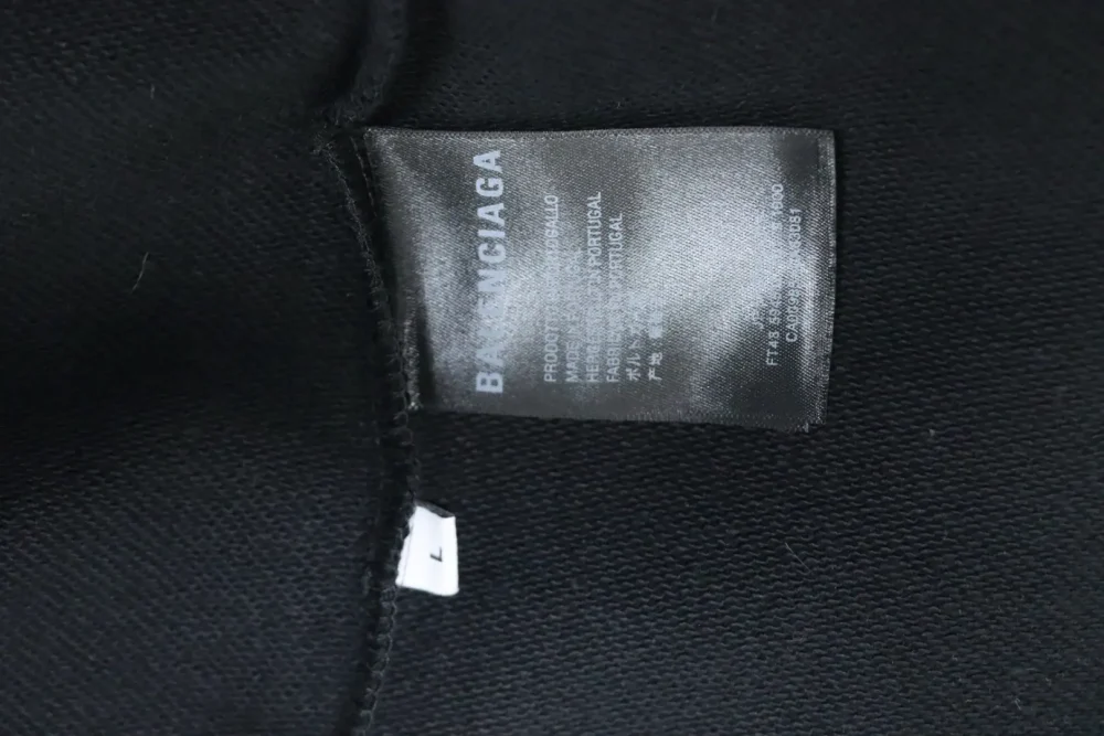Balenciaga Sweatshirt mit Rundhalsausschnitt und gesticktem Schriftzug – Bild 8