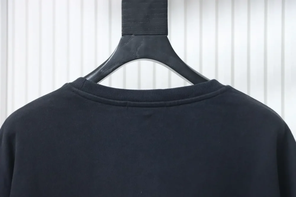 Balenciaga Sweatshirt mit Rundhalsausschnitt und verwaschenem Bullet-Siebdruck – Bild 4