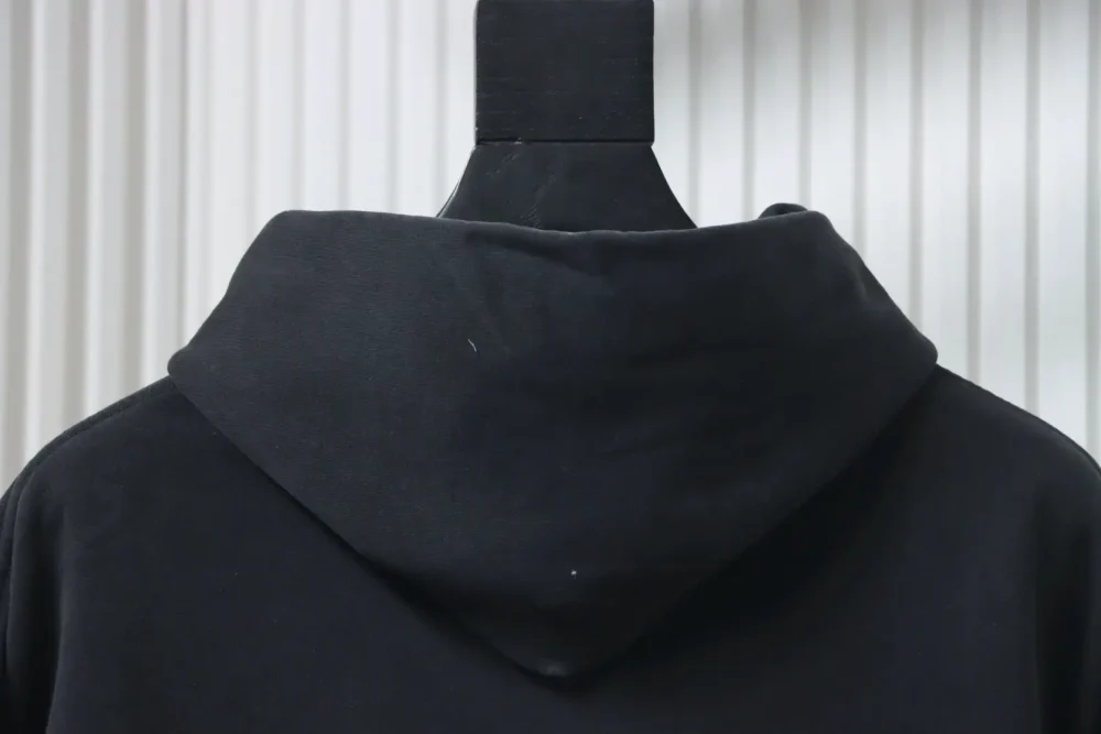 Balenciaga Verwaschenes Kapuzensweatshirt mit Doppel-B-Stickerei – Bild 4