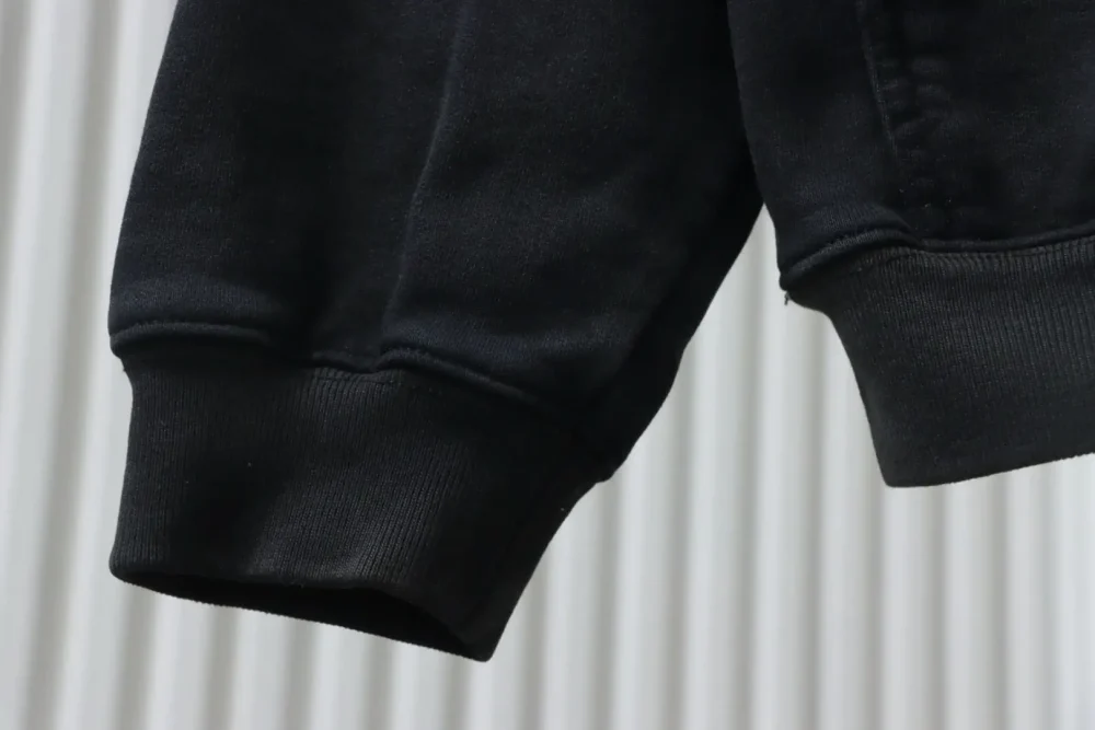 Balenciaga Verwaschenes Kapuzensweatshirt mit Doppel-B-Stickerei – Bild 5