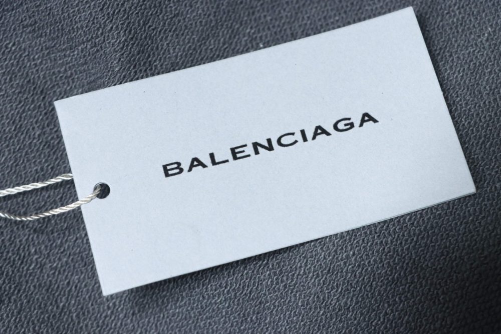 Balenciaga Zerrissenes Kapuzensweatshirt mit Doppel-B-Logo-Print – Bild 9