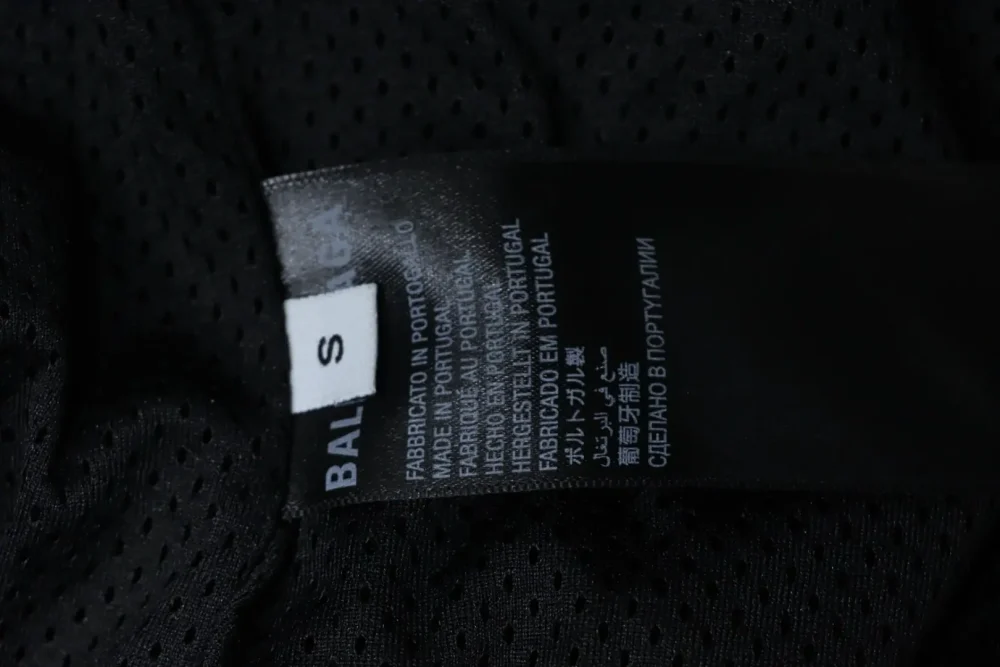 Balenciaga bestickte Lederjacke mit Stehkragen – Bild 8