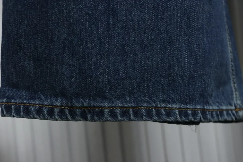 Balenciaga pocket embroidery washed and distressed straight loose denim – Bild 7