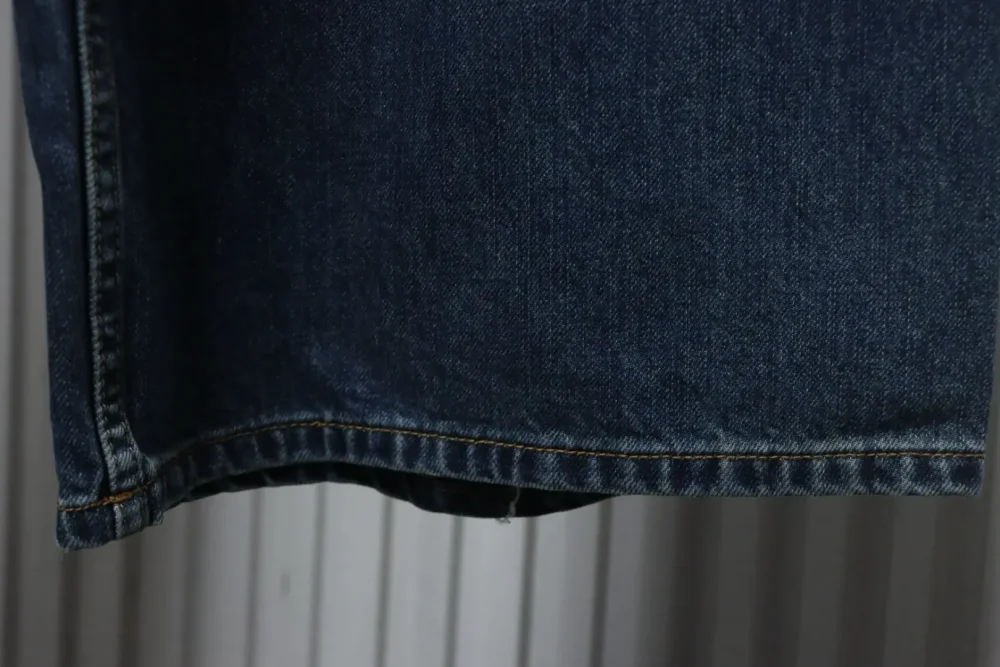 Balenciaga pocket embroidery washed and distressed straight loose denim – Bild 8